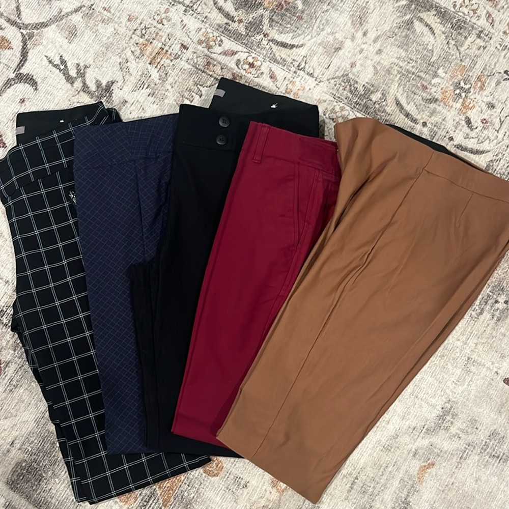 Dress pant bundle 5 pairs
